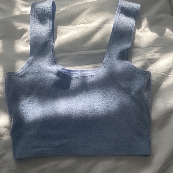 Forever 21 small blue crop top - Picture 2 of 2